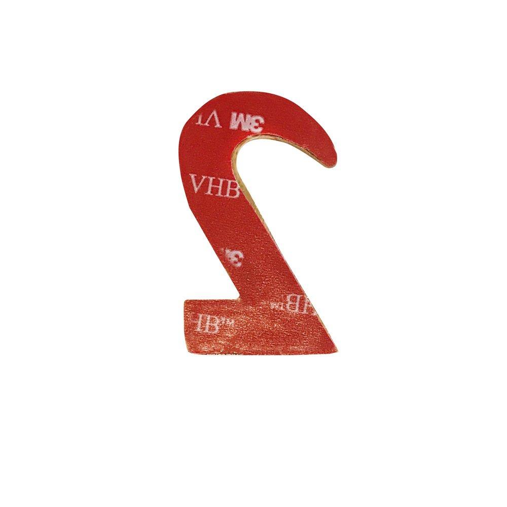 Williamsburg 2'' H Brass Self-Adhesive House Number