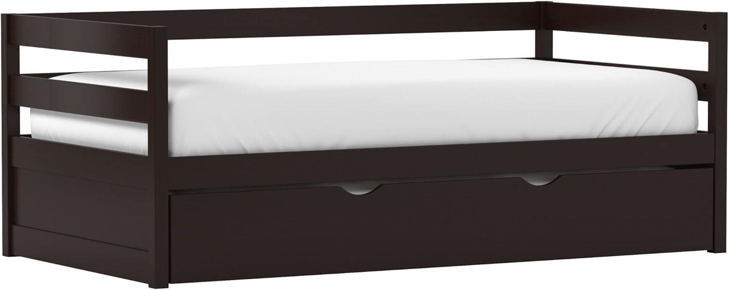 Twin Kids' Caspian Daybed with Trundle Chocolate - Hillsdale Furniture