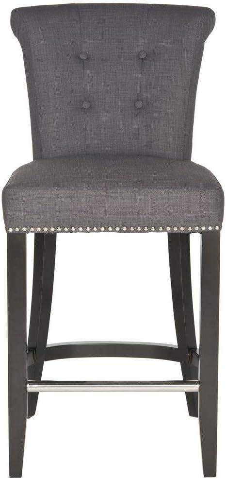 Addo Ring Counter Stool - HUD8241 - Charcoal - Safavieh