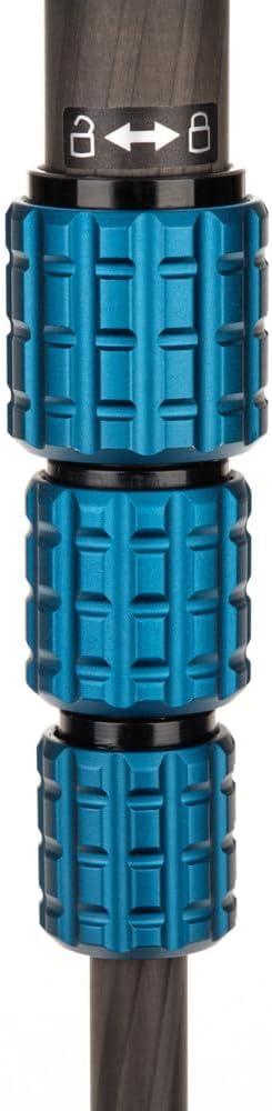 Benro 61.4" Black and Blue Aluminum Tripod with Ball Head