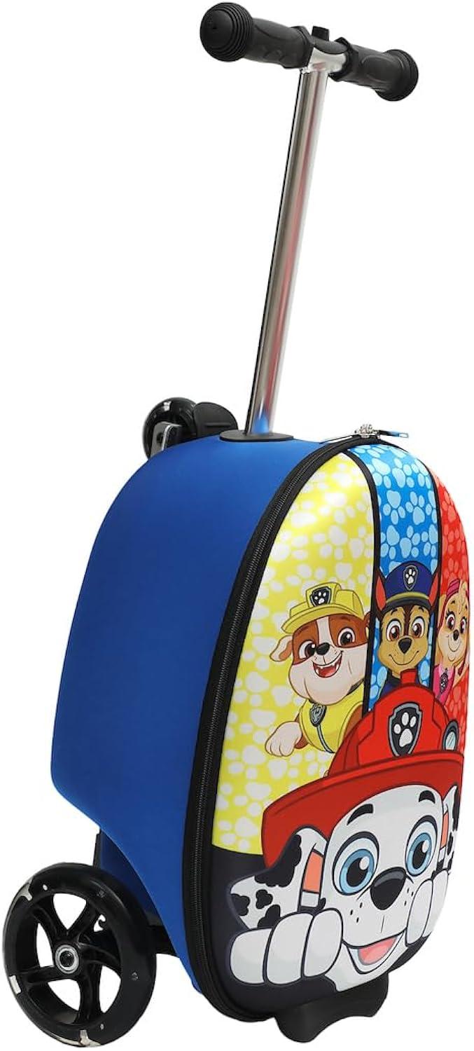 Paw Patrol Hard-Side Scooter Luggage with Light-Up Wheels