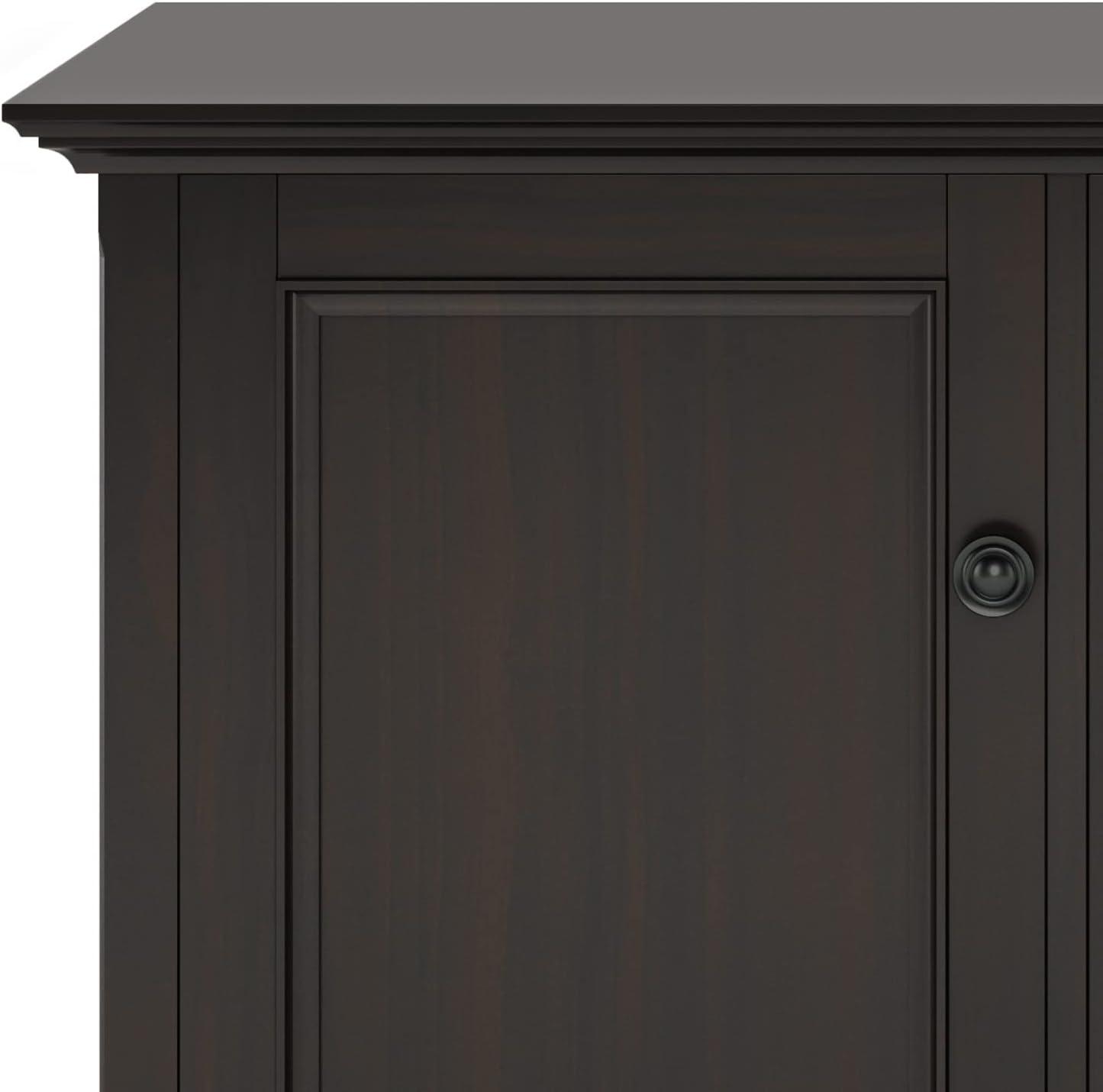 Amherst Traditional Hickory Brown Solid Wood 3-Door Storage Cabinet