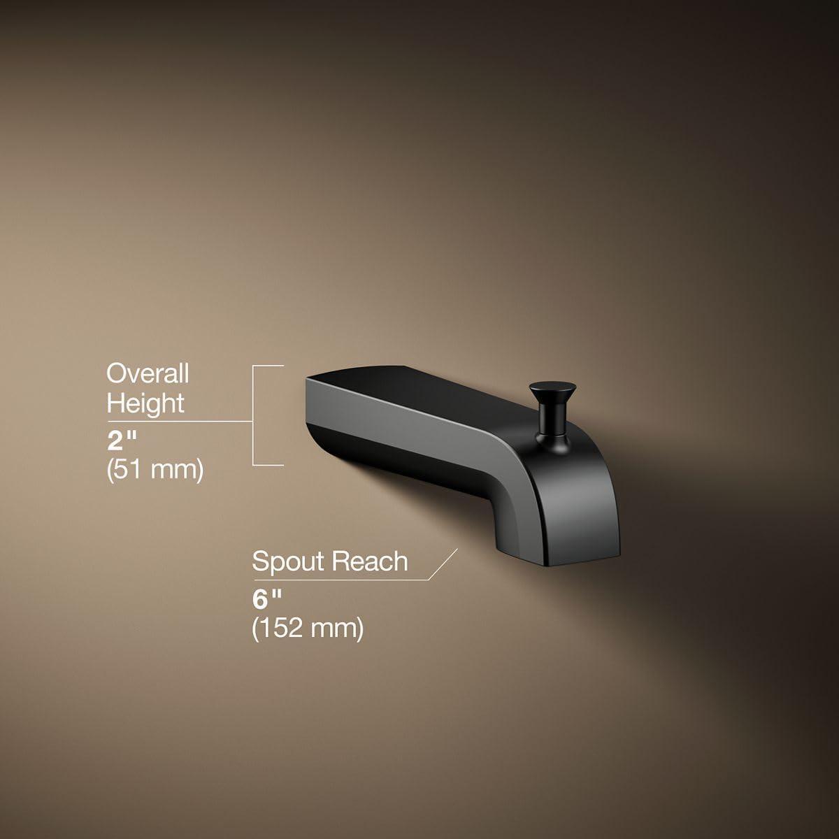 Pitch Wall-Mount Diverter Bath Spout