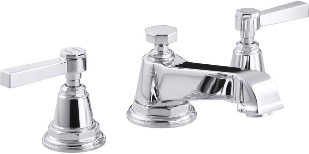 Pinstripe® Pure Widespread Bathroom Sink Faucet with Cross Handles