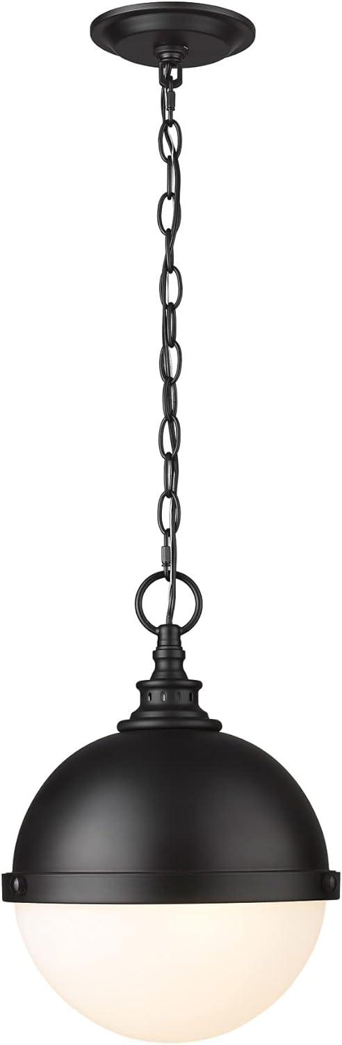 Z-Lite Peyton 2 - Light Pendant in  Matte Black/Factory Bronze