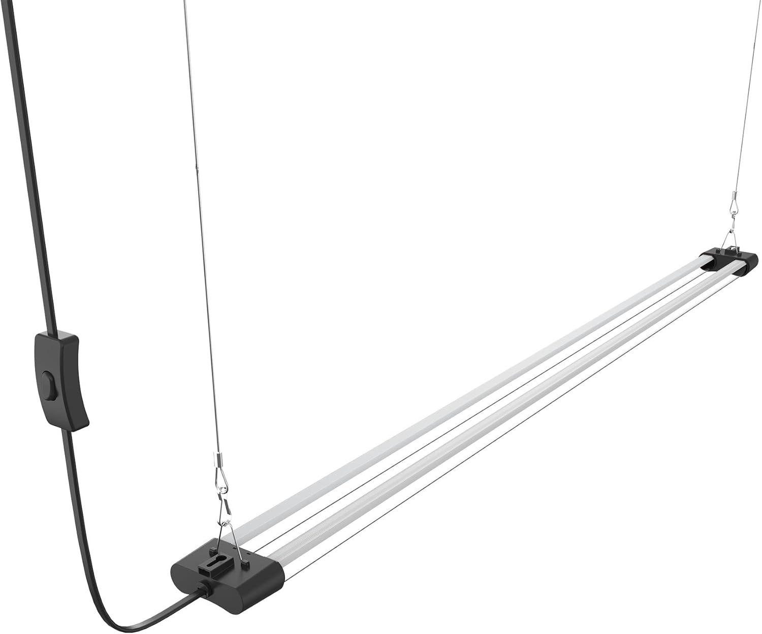 BoostGro 4FT LED Grow Light, Full Spectrum with Enriched Red Light, Linkable Design, for Indoor Plants and Gardening (1-pack)