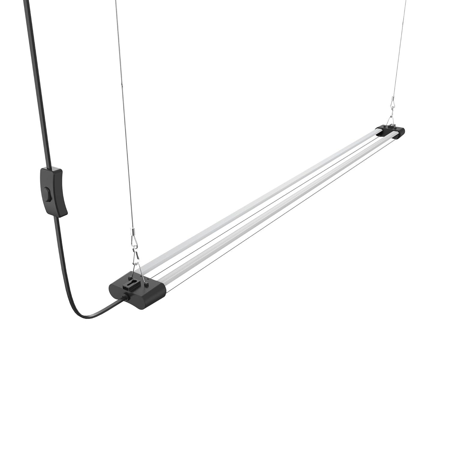 BoostGro 4FT LED Grow Light, Full Spectrum with Enriched Red Light, Linkable Design, for Indoor Plants and Gardening (1-pack)