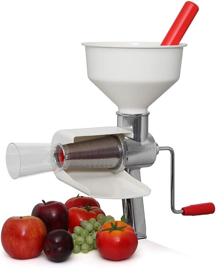 Johnny Apple Sauce Maker, Tomato Sauce Maker, Remove Skins & Seeds From Produce, Model 250 Clamp Based Food Strainer (Basic Strainer)