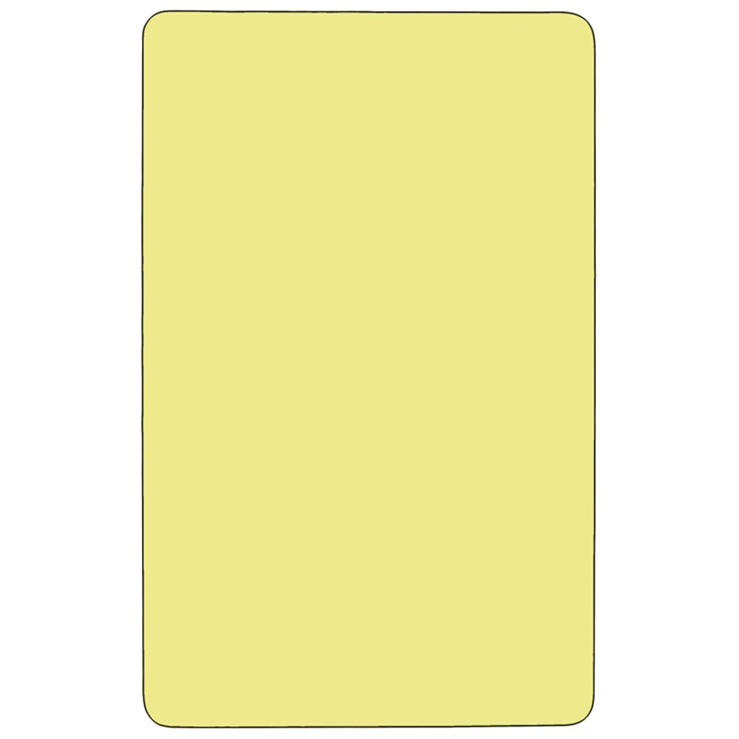 Goddard 24''W x 48''L Rectangular HP Laminate Activity Table - Adjustable Legs