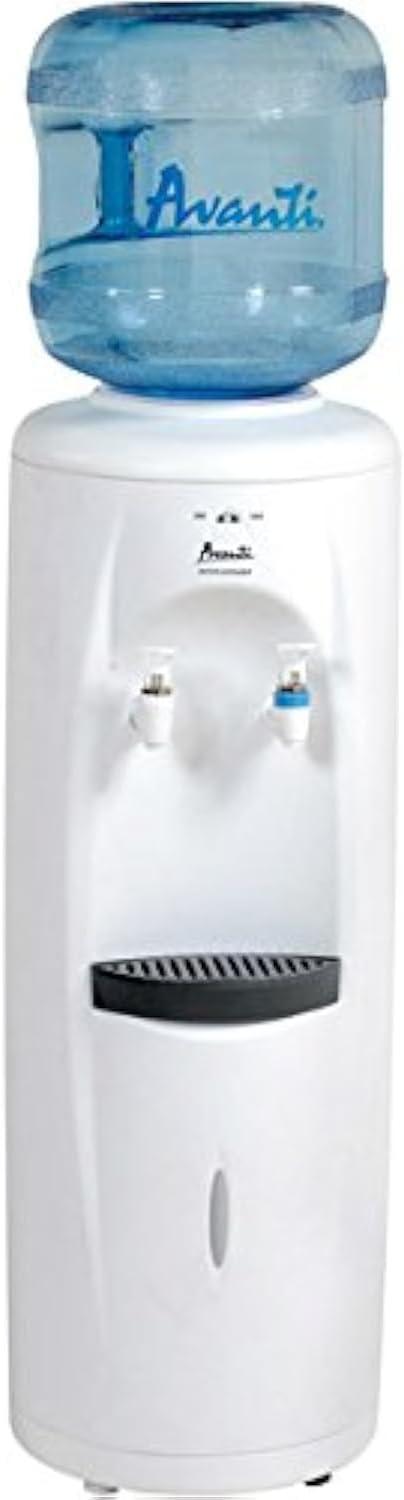 Avanti White Plastic Top Loading Water Dispenser with Heating Function