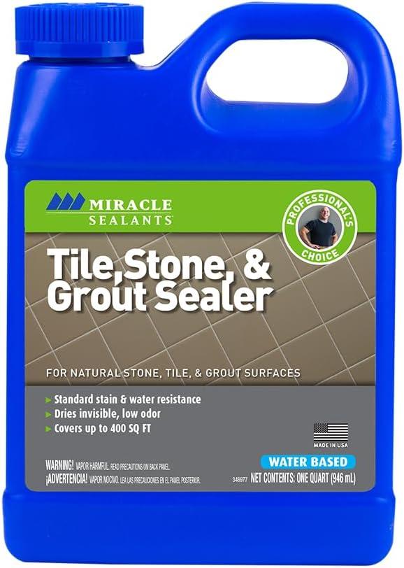 Miracle Sealants TSSQT Tile, Stone & Grout Sealer, 1 Quart