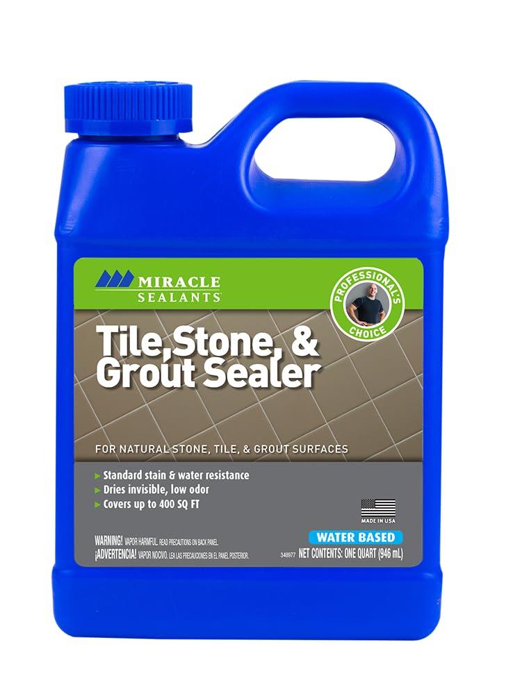 Miracle Sealants TSSQT Tile, Stone & Grout Sealer, 1 Quart