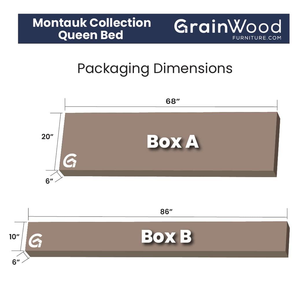 Montauk Solid Wood Panel Bed