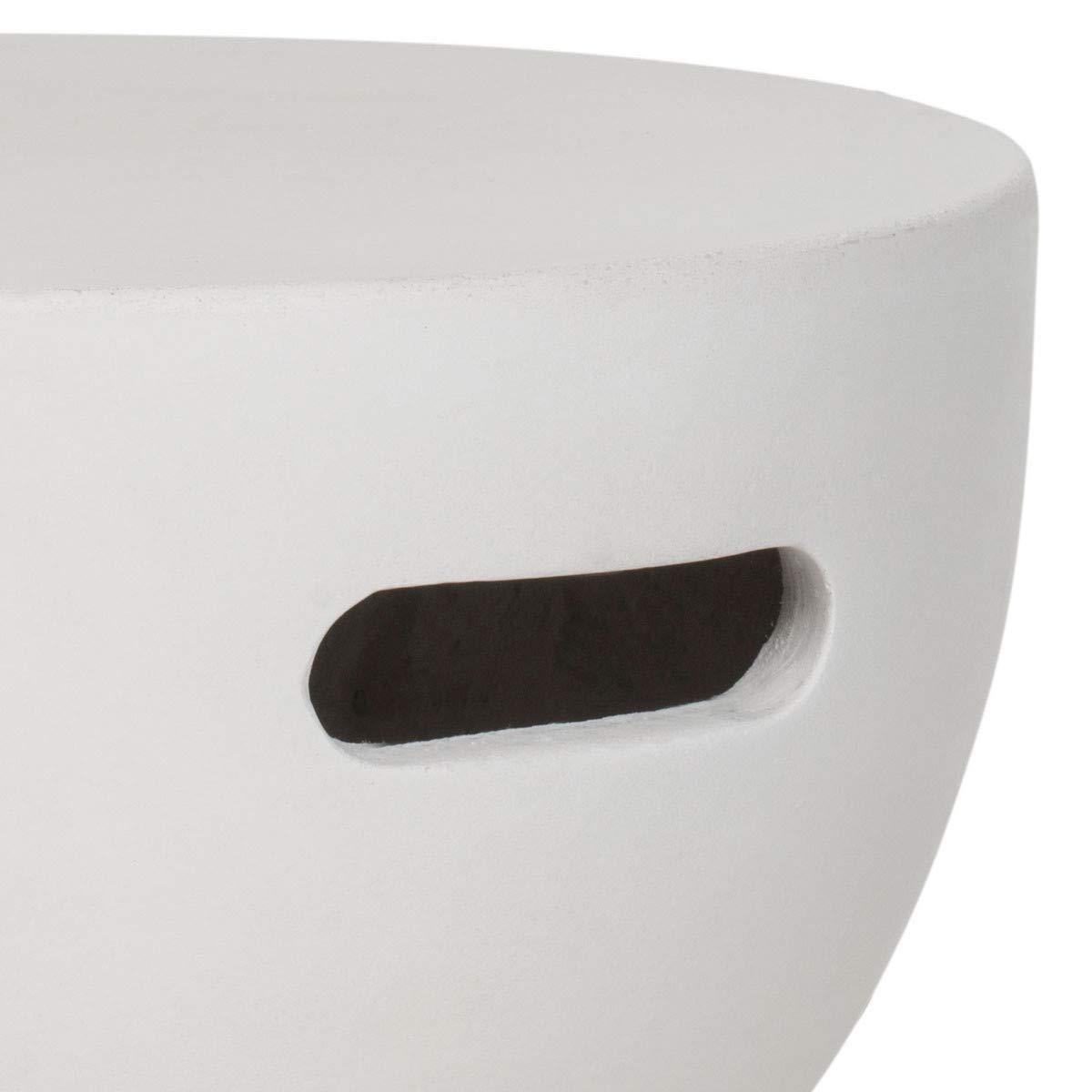 Haruki Accent Stool - Indoor/Outdoor - VNN1006 - Gray - Safavieh