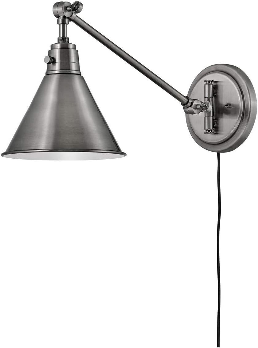 Lennon Plug-In Task Sconce - Brass