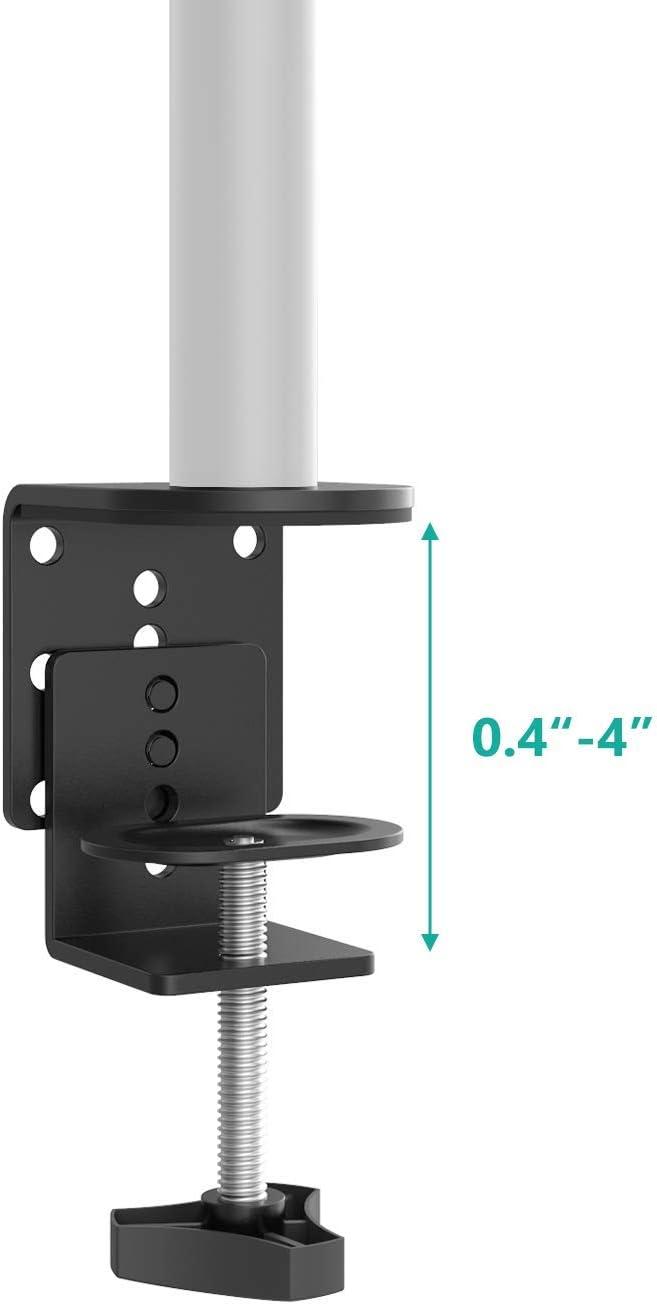 Black Steel C-Clamp Base for Monitor Mount