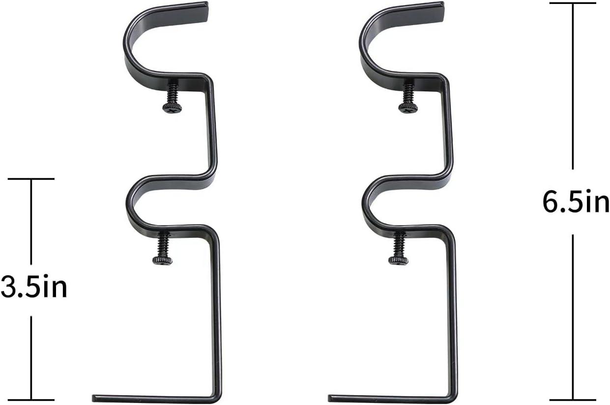 Meriville Adjustable Double Curtain Rod