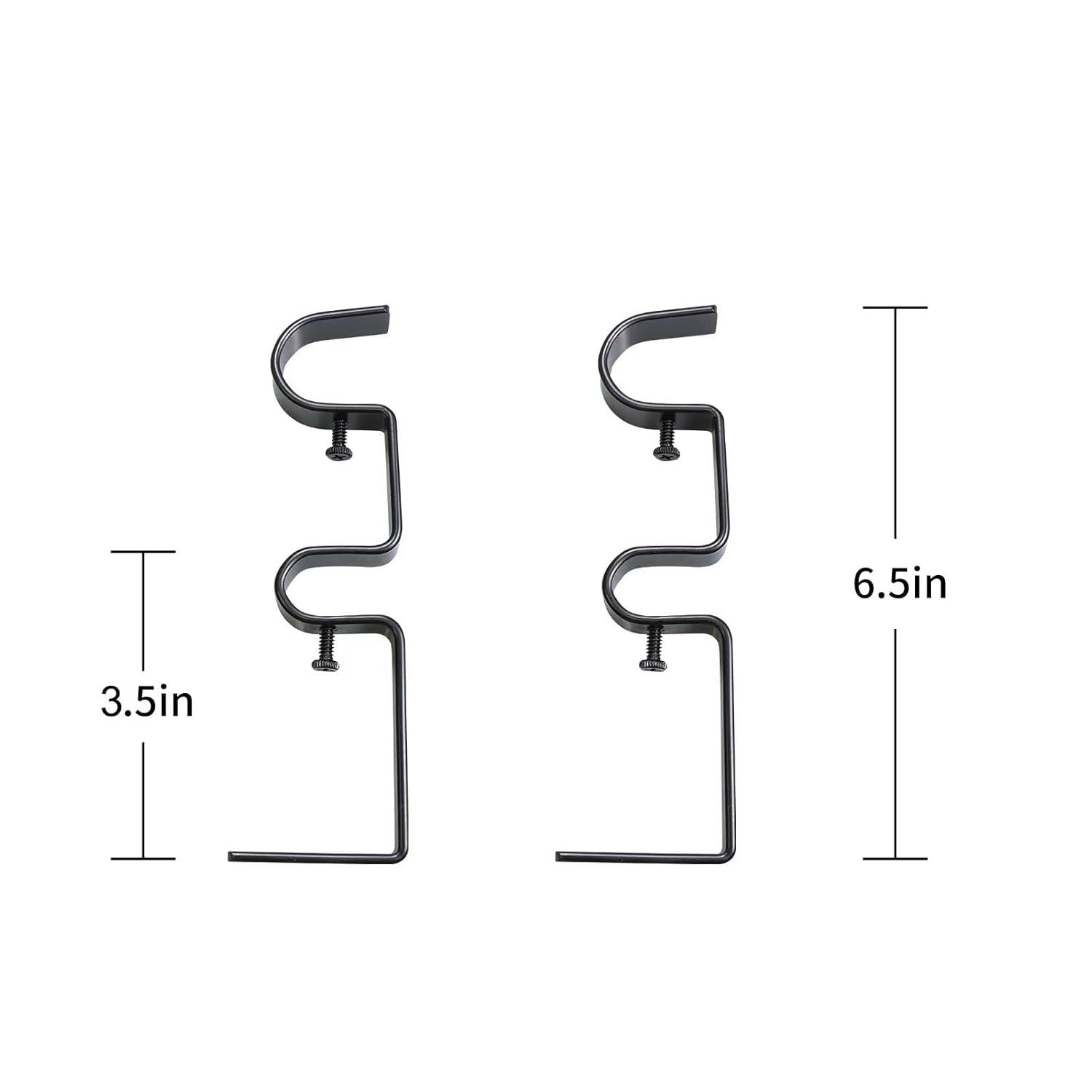 Meriville Adjustable Double Curtain Rod