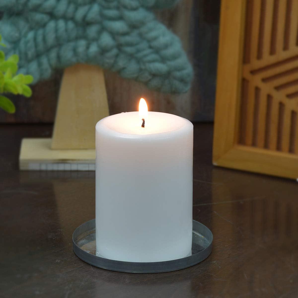 Unscented Pillar Candle