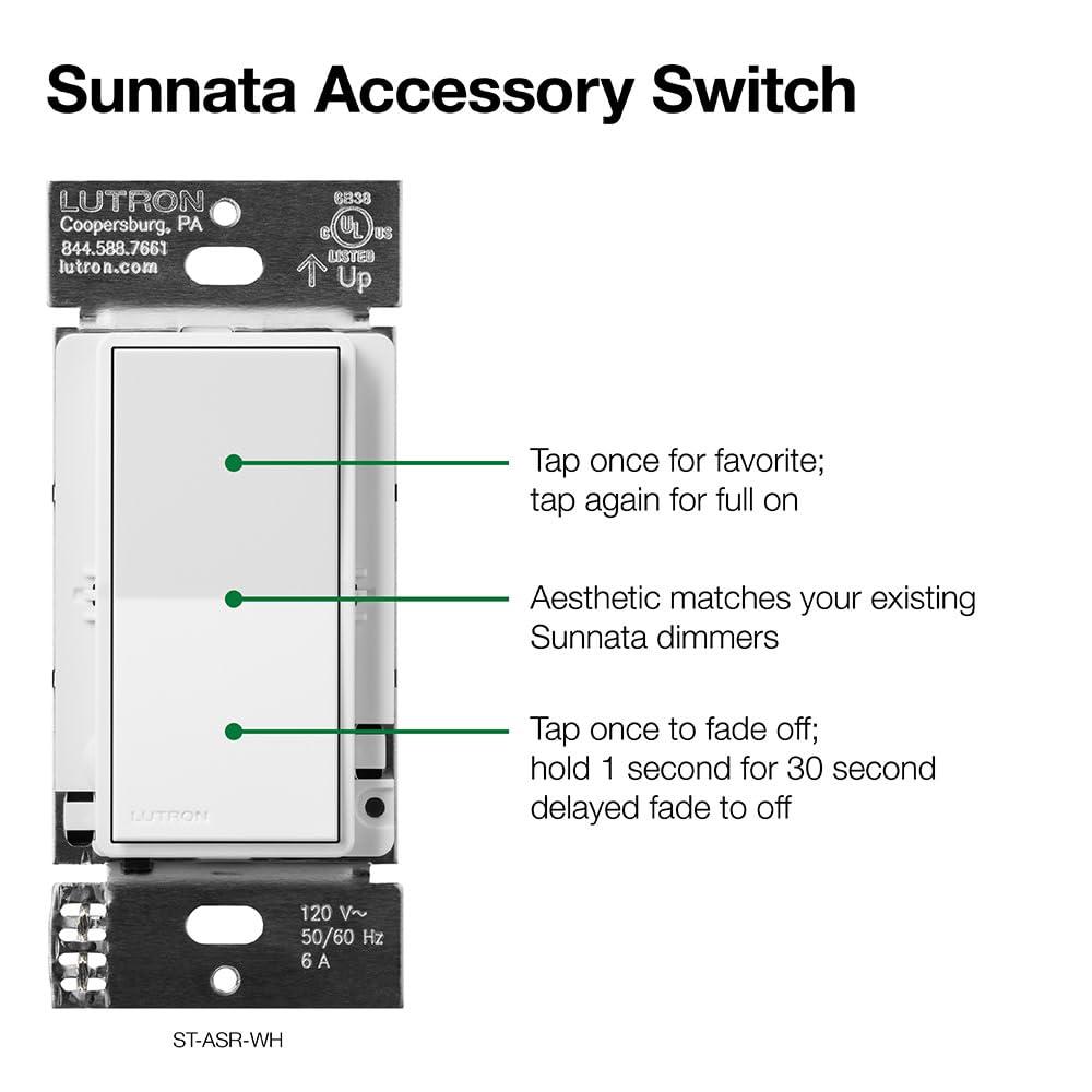 Light Almond Smart Rocker Accessory Switch for LED Dimmers