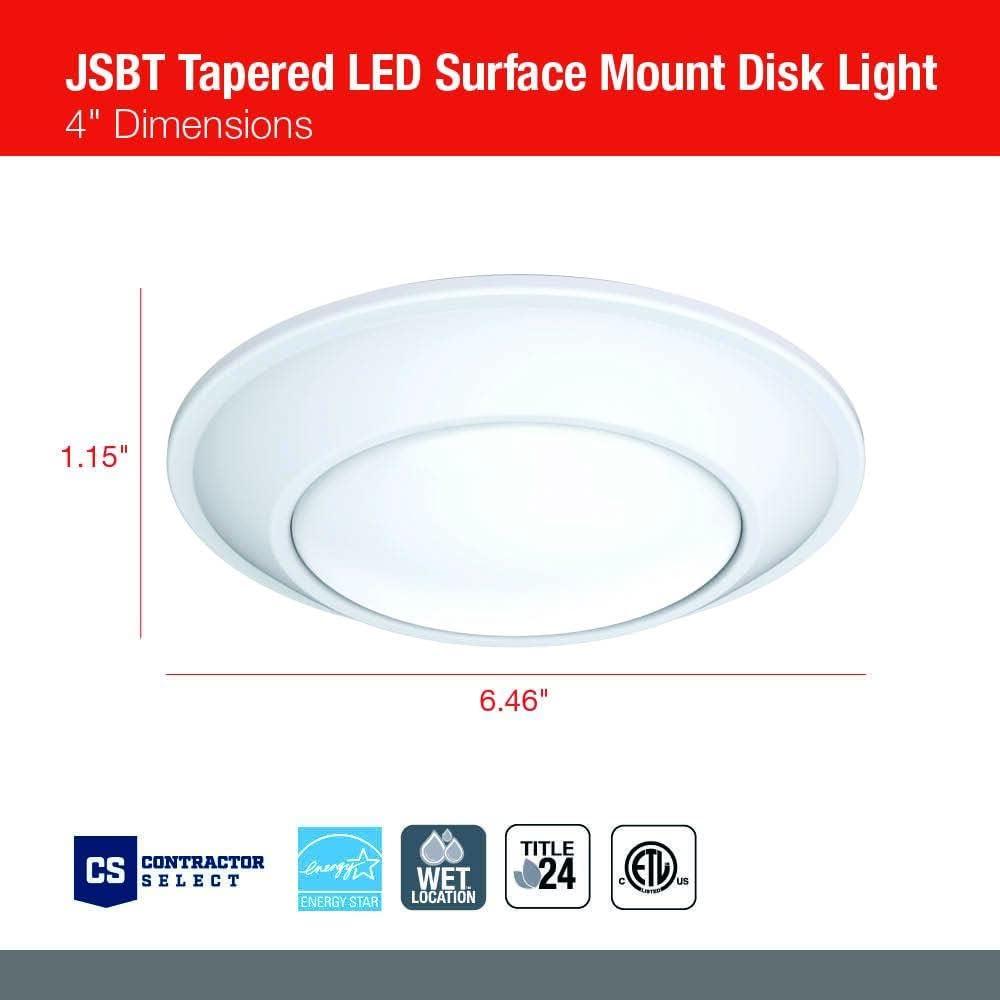 4'' Dimmable LED Canless Recessed Lighting Kit