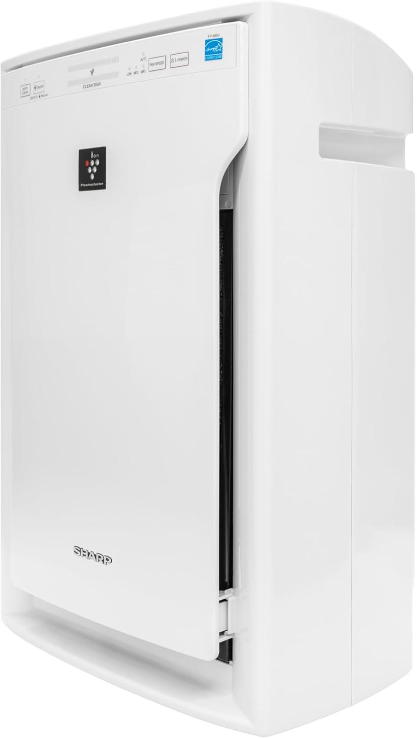 Sharp True HEPA Air Purifier with Plasmacluster Ion Technology for Extra-Large Rooms (FPA80UW)