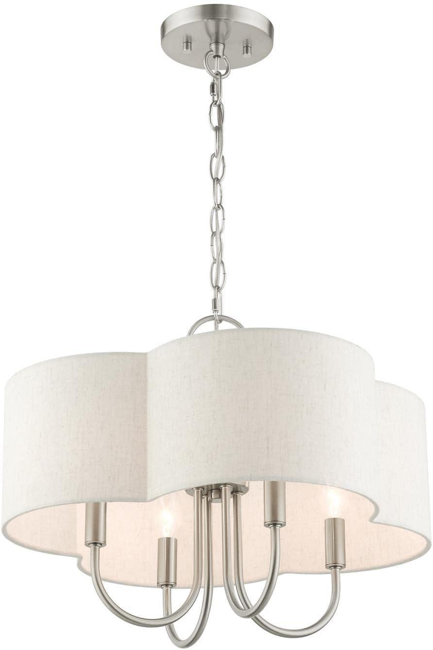 Livex Lighting Solstice 4 - Light Chandelier in  Brushed Nickel
