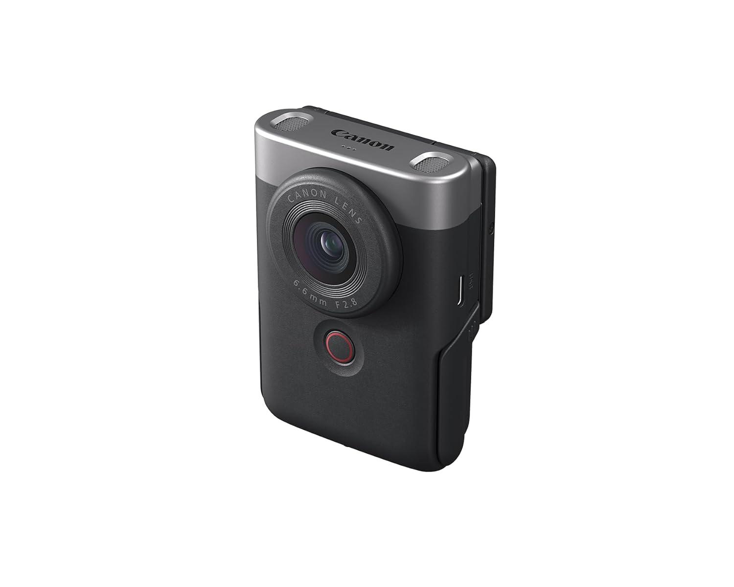 Canon PowerShot V10 - Digital camera - compact - 20.9 MP - 4K / 29.87 fps - Wi-Fi, Bluetooth - silver