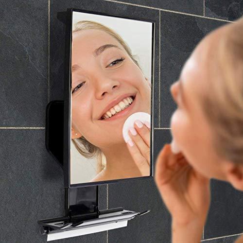 ToiletTree Products Fogless Shower Mirror with Squeegee, Adjustable Shaving Mirror