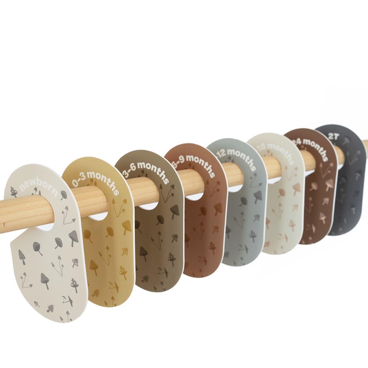 Mushroom Baby Closet Dividers Set for Newborn to 2T