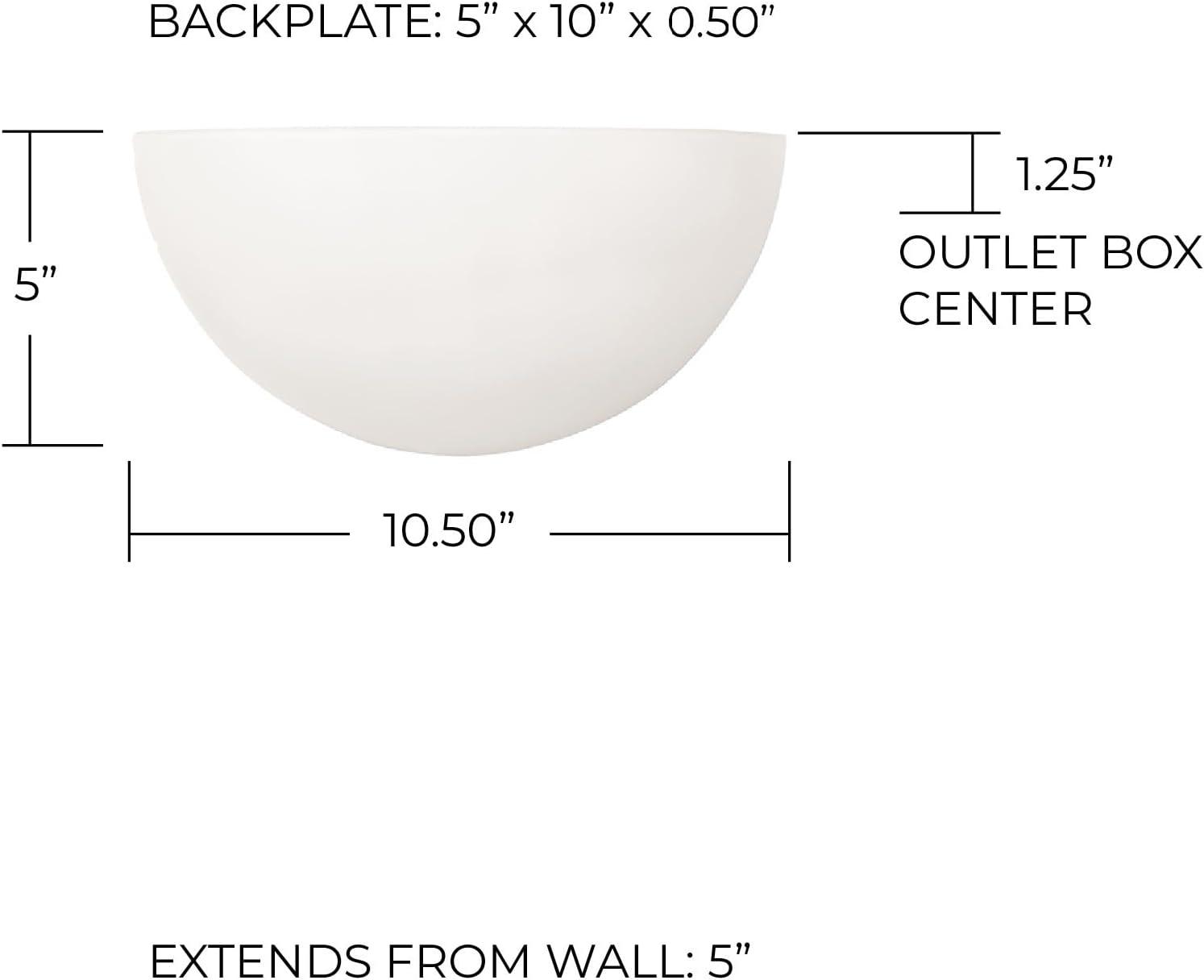 Capital Lighting Crescent 1 - Light Wall Light in  Matte White