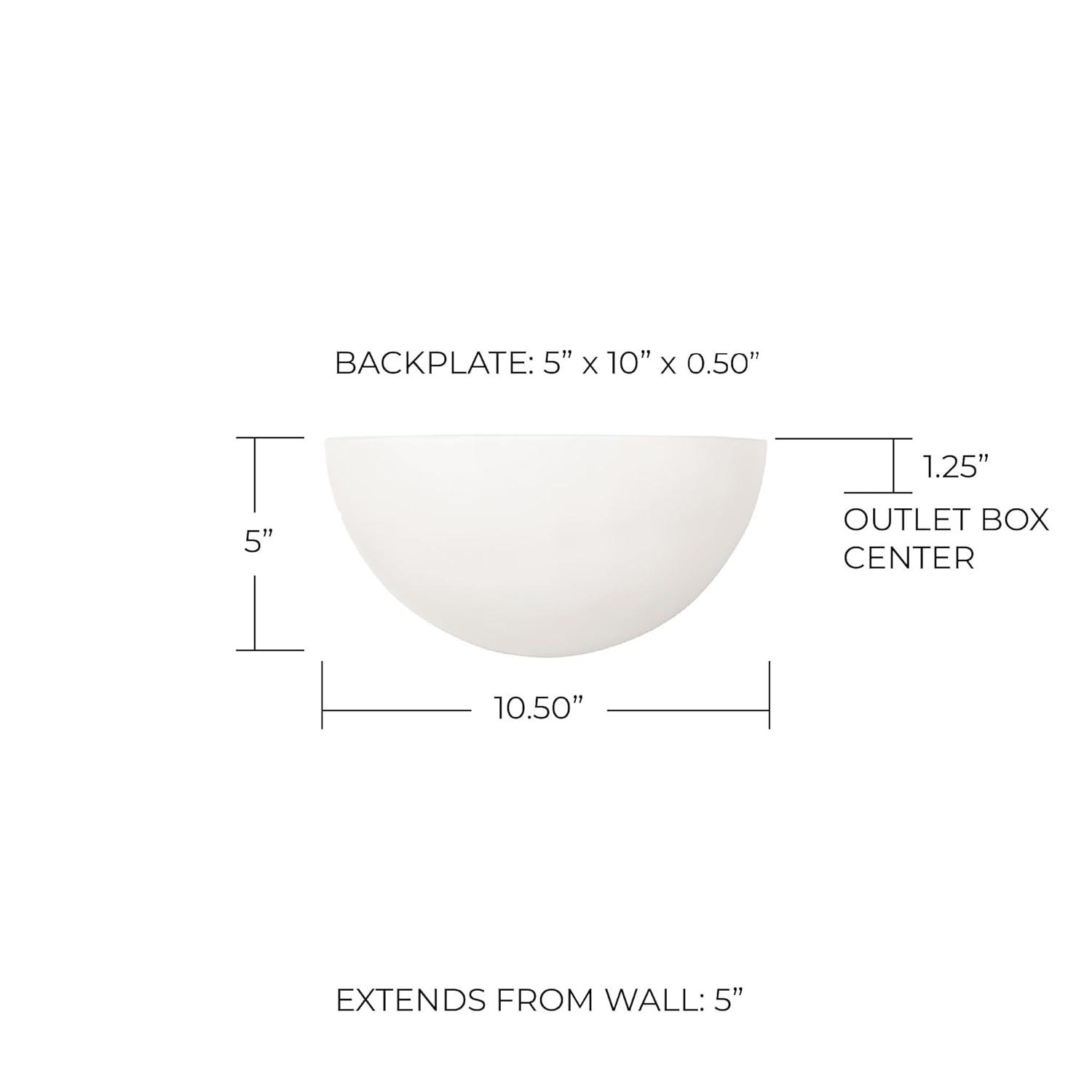 Capital Lighting Crescent 1 - Light Wall Light in  Matte White