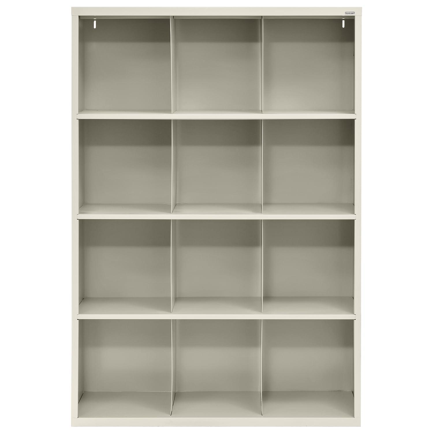 Cubby 66 in. Height All Steel Storage Organizer in Putty