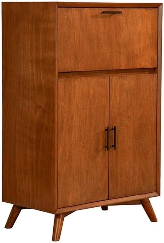 Flynn Acorn Mahogany Mid-Century Modern Bar Cabinet