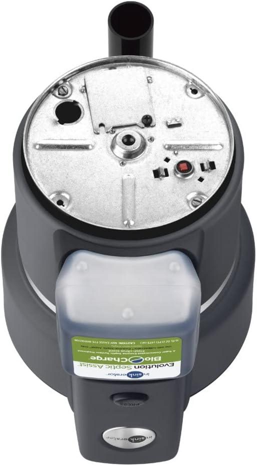 In-Sink-Erator Garbage Disposal,Quiet,12 5/8 in H Evolution Septic Assist(TM)