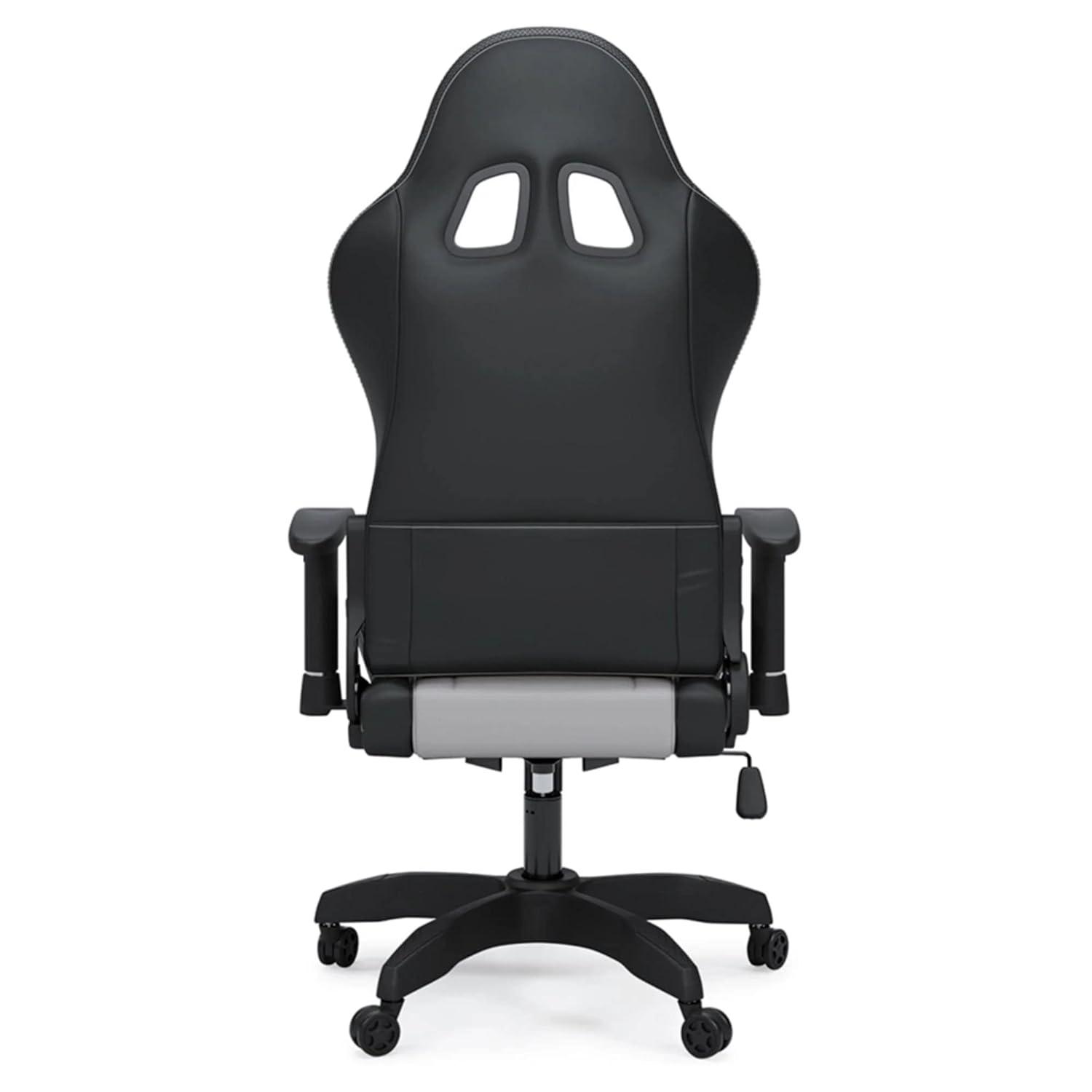 Signature Design by Ashley Contemporary Lynxtyn Home Office Desk Chair White/Gray