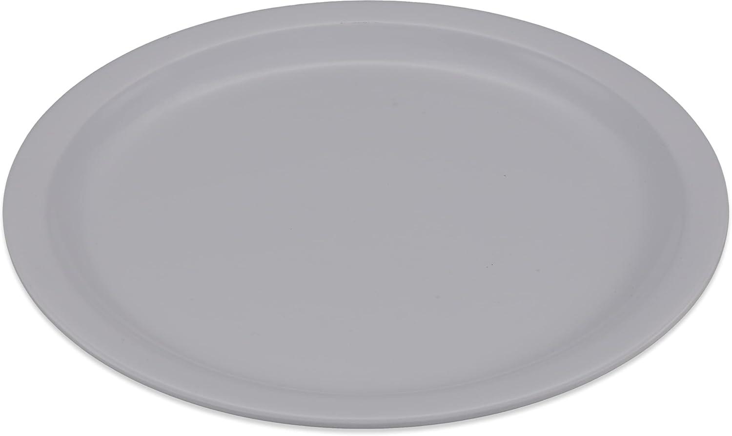 White Round Melamine 10-Inch Chip-Resistant Dinner Plate