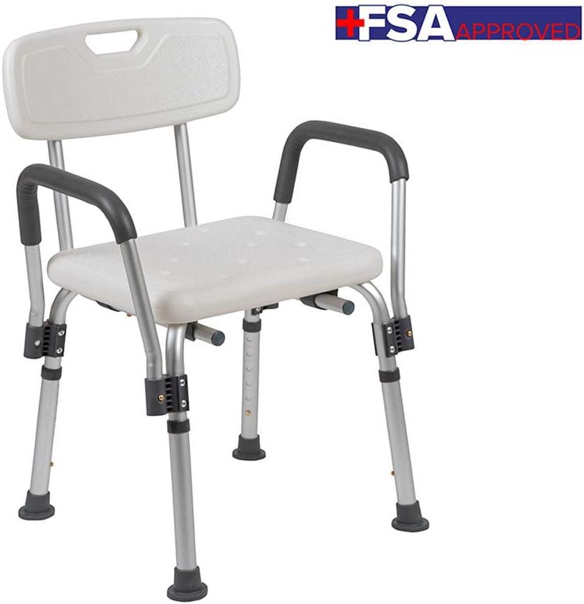 Joey 300 Lb. Capacity Adjustable Bath & Shower Chair with Depth Adjustable Back