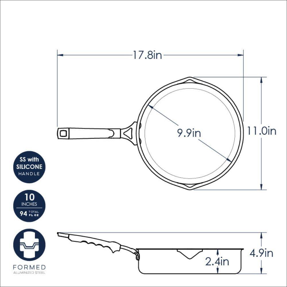 Nordic Ware Verde 9.9" Texas Skillet