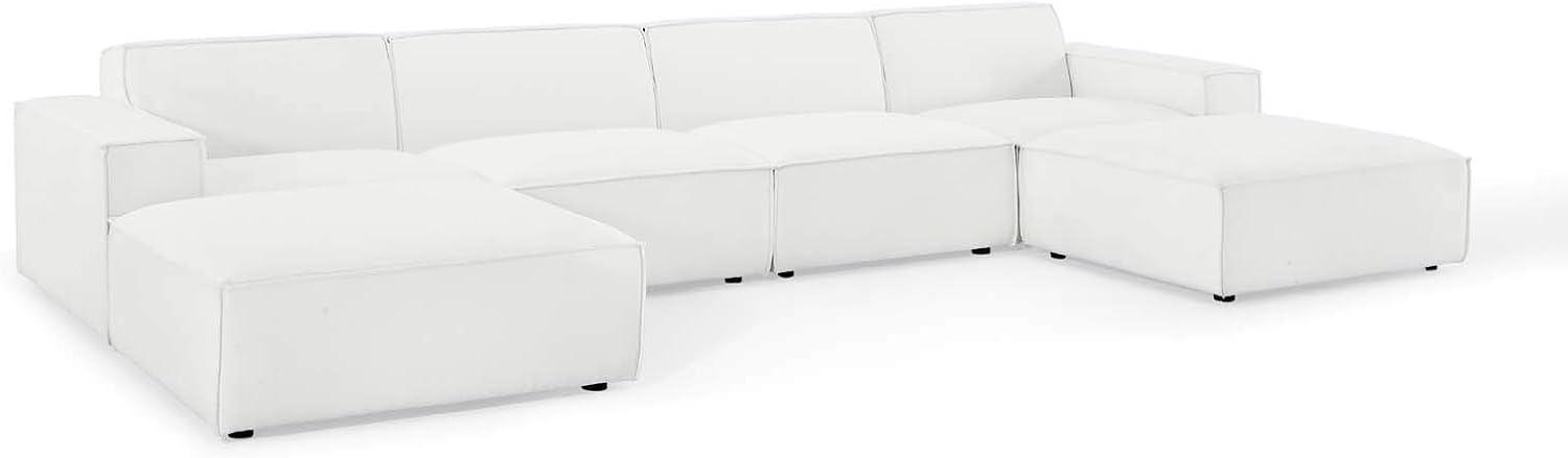 6pc Restore U-Shaped Sectional Sofa - Modway