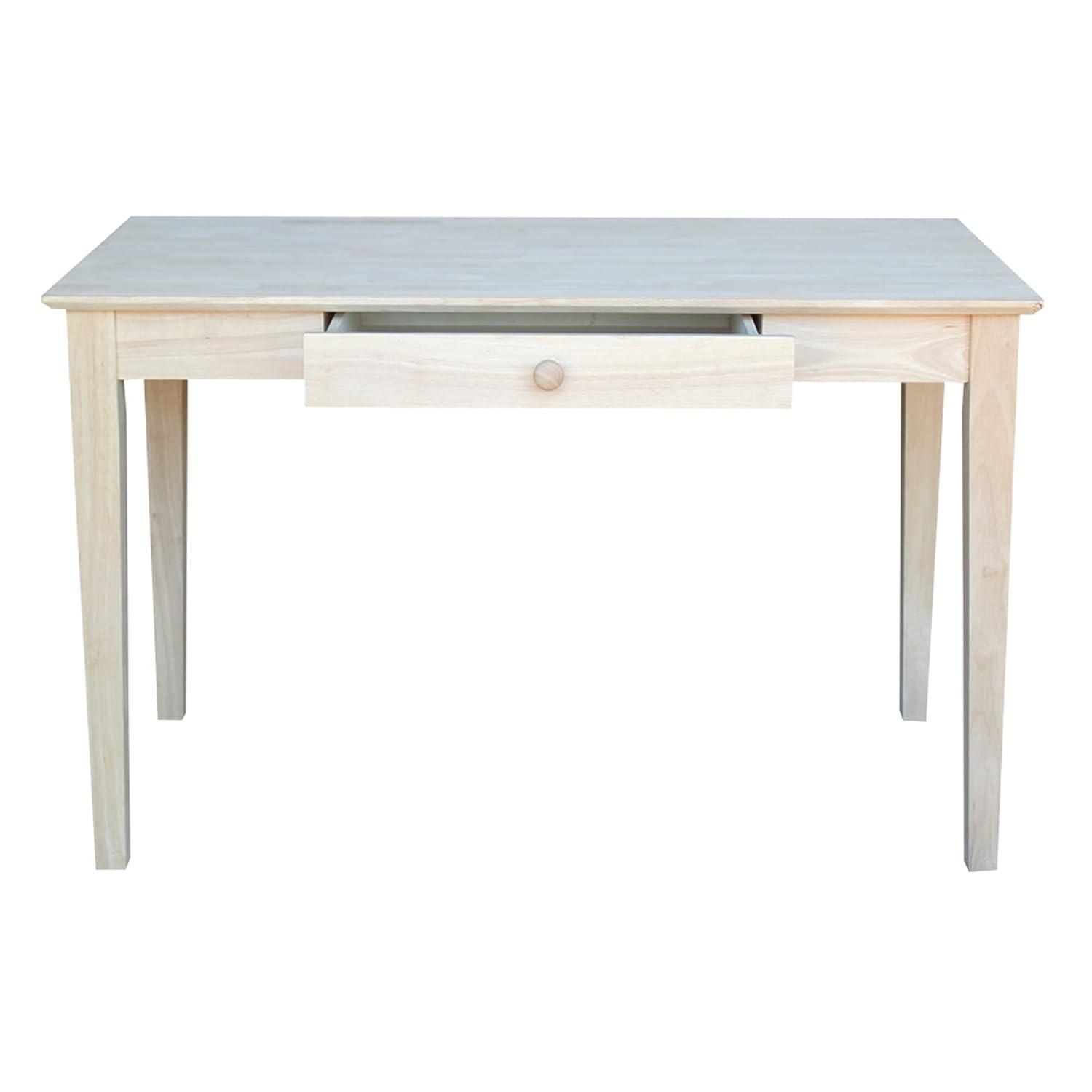 48" Writing Desk Unfinished - International Concepts