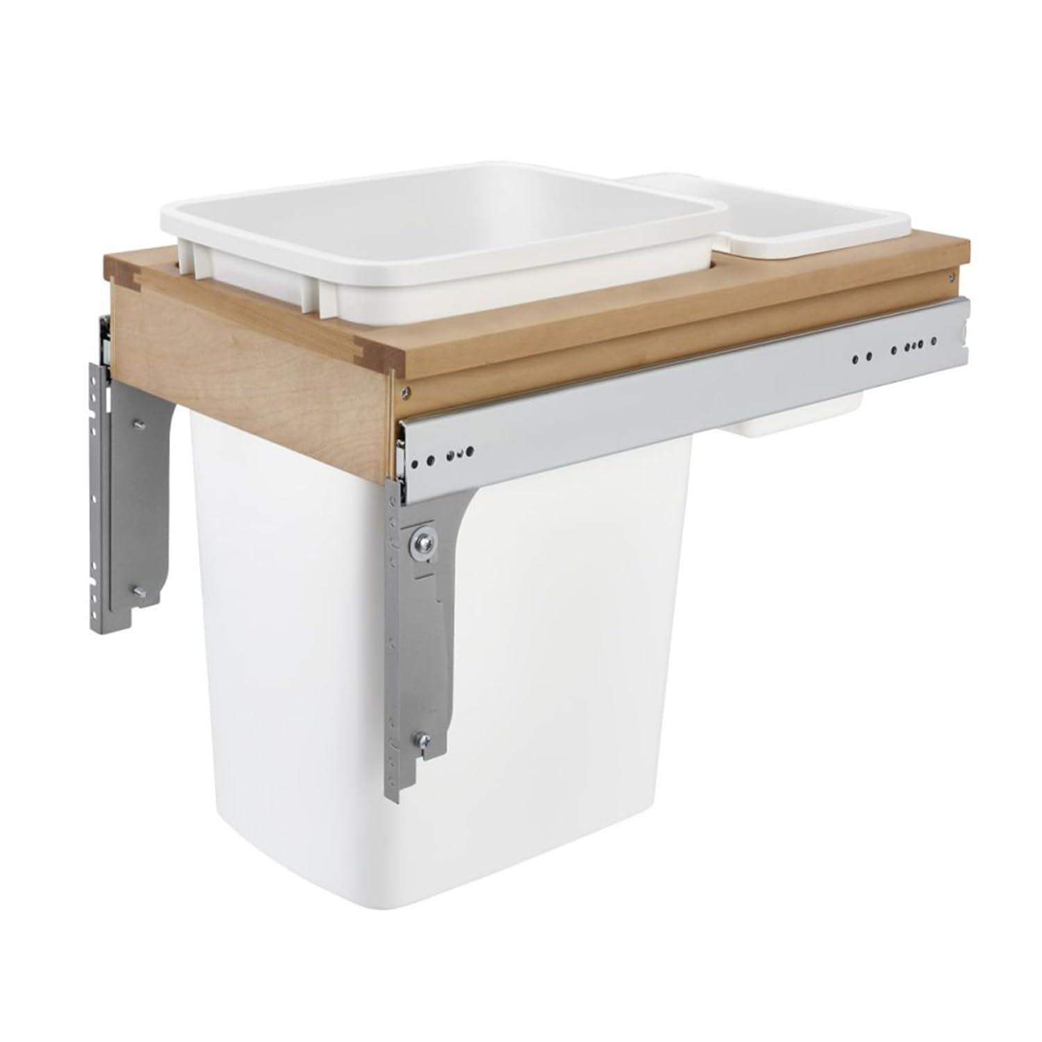 Rev-A-Shelf Rev-A-Shelf Single Pullout Top Mount Trash Can