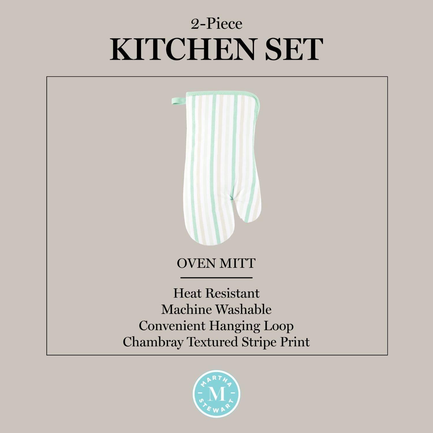Martha Stewart Martha Stewart Daisy Stripe Oven Mitt (Set of 2)