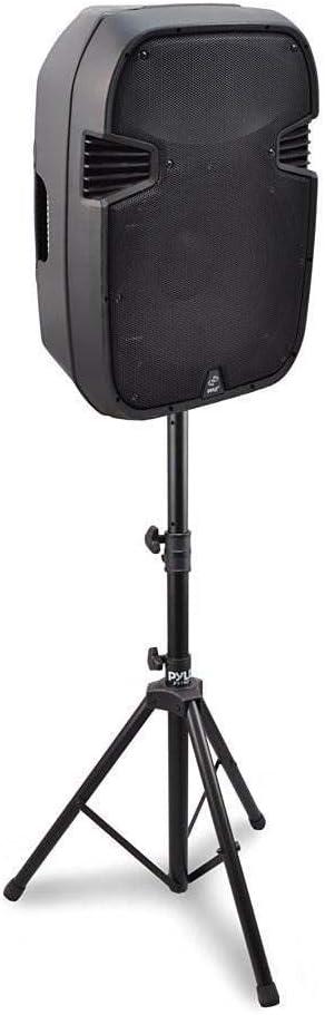 Pyle Pro Adjustable Extending Height Tripod Speaker Stand Holder Mount, 2-Pack