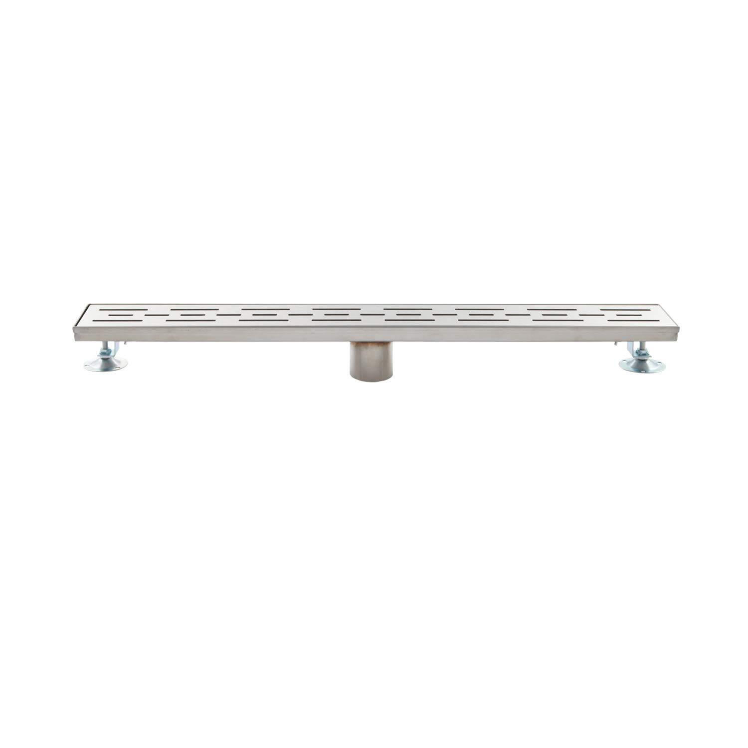 Effendi Matte Black 32" Stainless Steel Linear Shower Drain