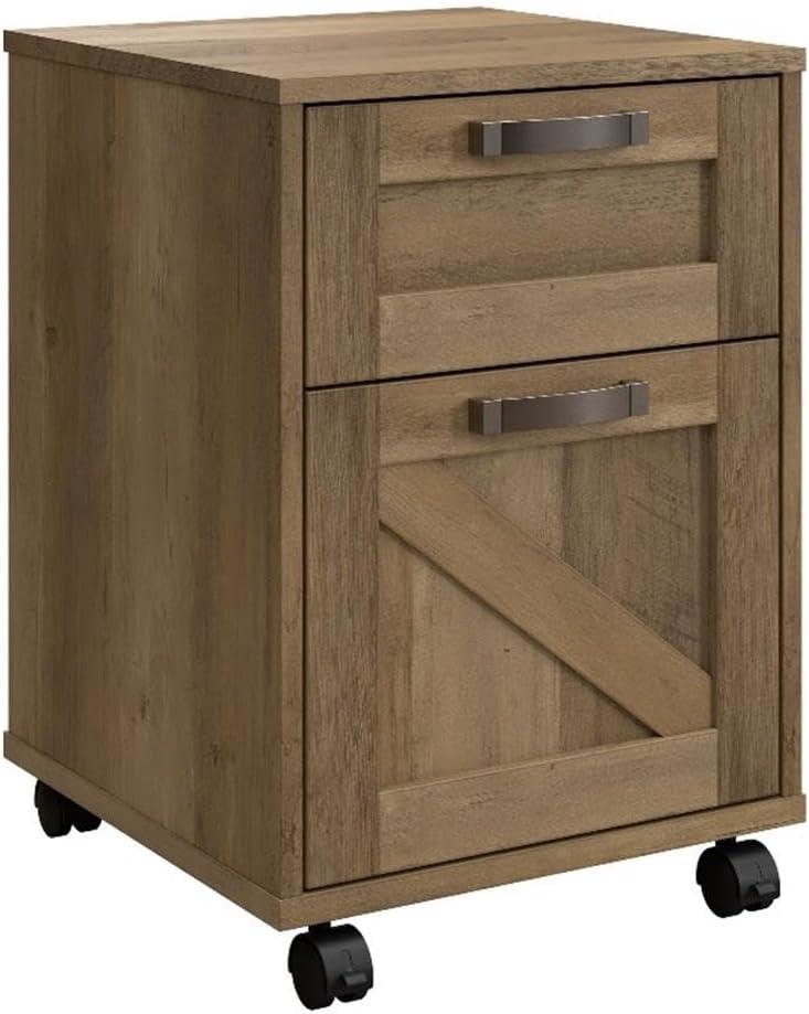 Cowden 16"W 2 -Drawer Mobile Vertical Filing Cabinet