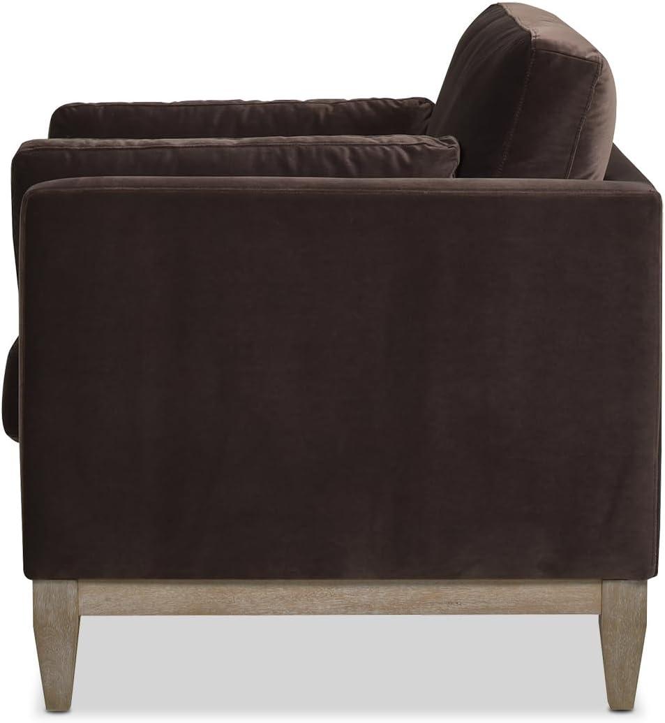 Jennifer Taylor Home Knox 36" Modern Farmhouse Arm Chair Deep Brown