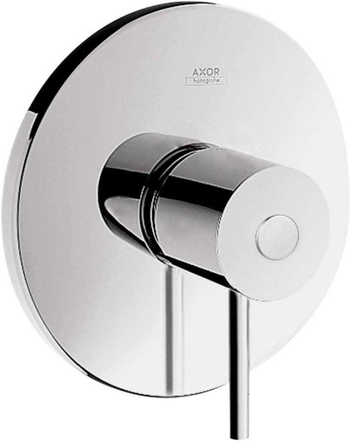 Axor Uno Brushed Nickel Modern Shower Trim with Lever Handle