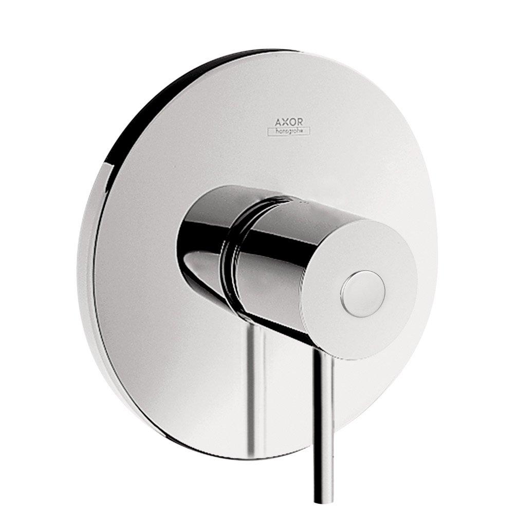 Axor Uno Brushed Nickel Modern Shower Trim with Lever Handle