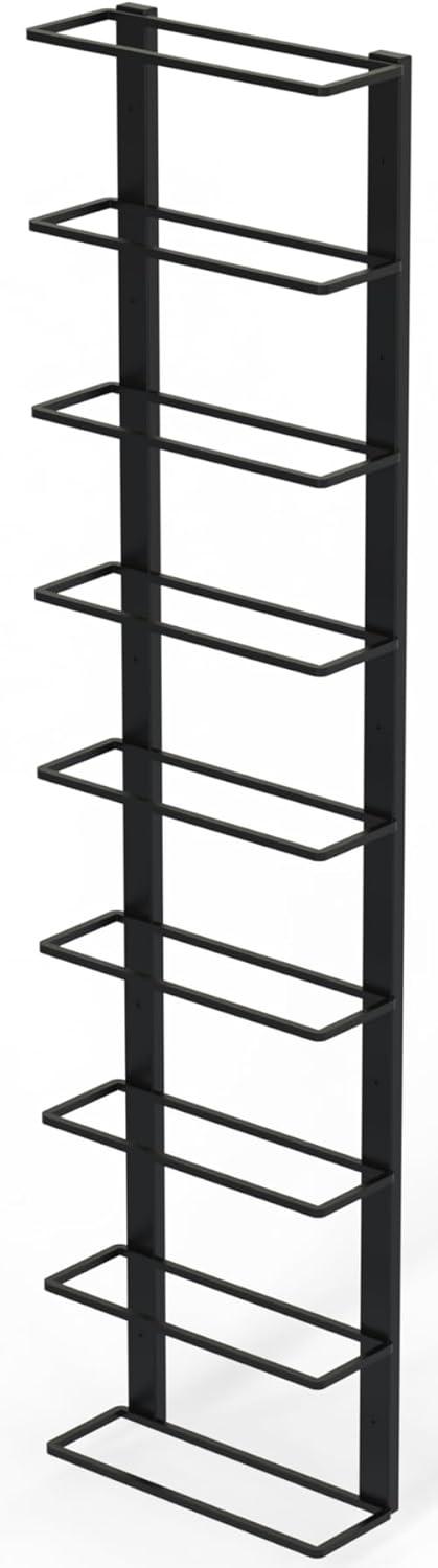 TheRackCo. Wall Series - Double Frame Wall Mount Wine Bottle Rack (9 Bottles) + Free Wine Bottle Opener Corkscrew